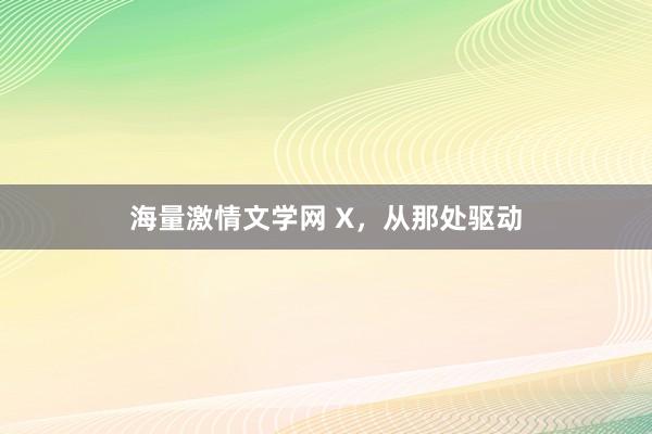 海量激情文学网 X，从那处驱动