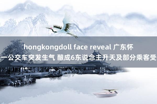 hongkongdoll face reveal 广东怀集一公交车突发生气 酿成6东说念主升天及部分乘客受伤