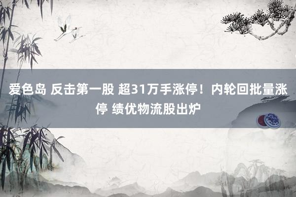 爱色岛 反击第一股 超31万手涨停！内轮回批量涨停 绩优物流股出炉